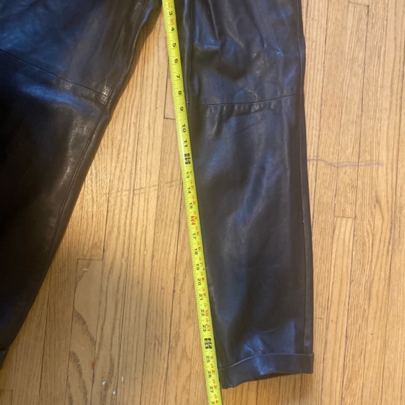 The Olde Hide House Vintage Women’s Straight Leg Leather Pants - Picture 5 of 5